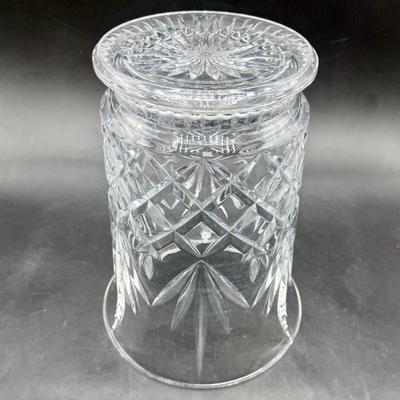 Crystal Flared Vase DePlomb Crystal Pineapple Diamond Design