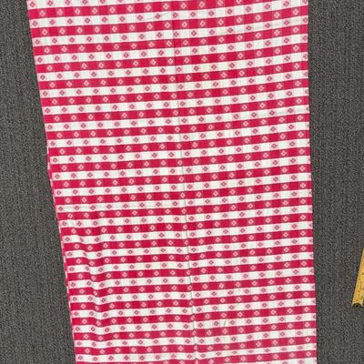 50" Square Vintage Red & White Gingham Checkered Print Tablecloth