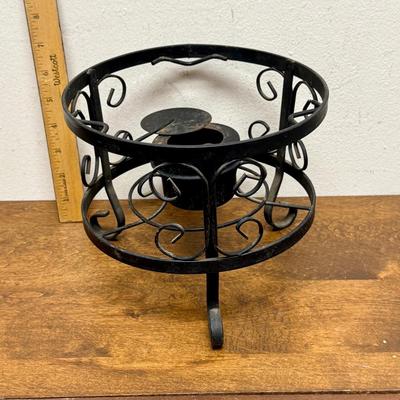 Vintage Fondue Stand Chafing/Warming Metal Frame