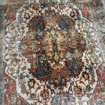 Colorful 63-1/2” x 90” Area Rug