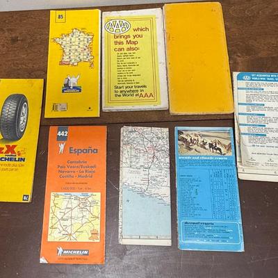 Vintage Maps - Europe, Mexico, etc