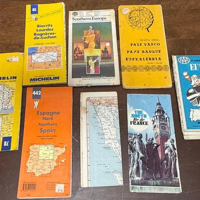 Vintage Maps - Europe, Mexico, etc