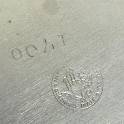 Meriden Silverplate Co. 10.5" Quadruple Silverplate Round Tray