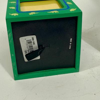 Wood Frame Photo Cube, new in box