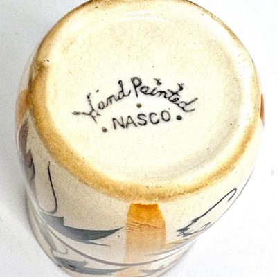 Set of 10 Hand Painted NASCO Cups