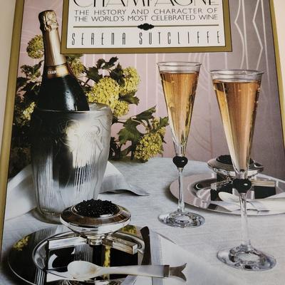 Collection of Elegant Champagne Books