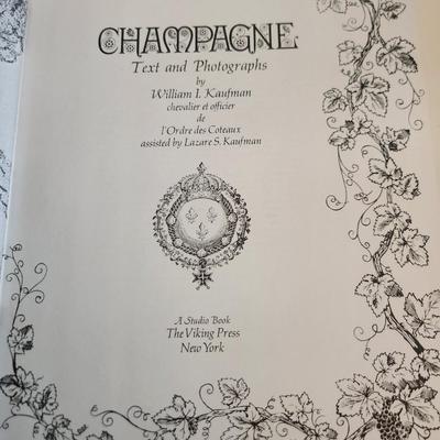 Collection of Elegant Champagne Books