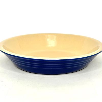 LeCreuset Cobalt Blue Pie Plate