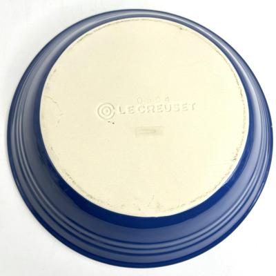 LeCreuset Cobalt Blue Pie Plate