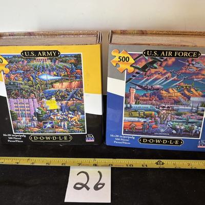 Military Puzzle Lot