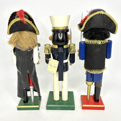 Set of 3 Nutcrackers - 2 Pirates and a Captain