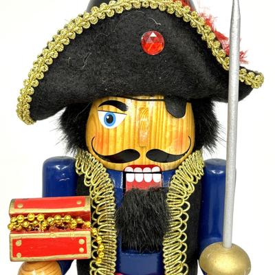 Set of 3 Nutcrackers - 2 Pirates and a Captain