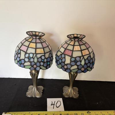 Tiffany Style Tea Lamps