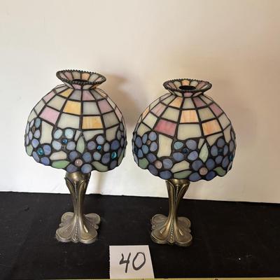 Tiffany Style Tea Lamps