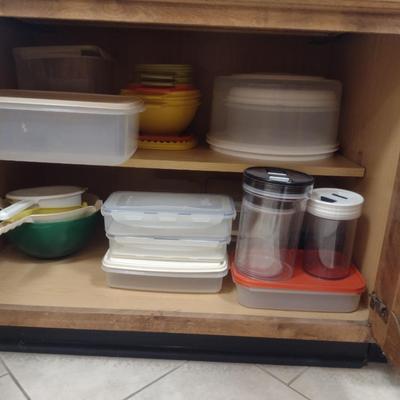 Collection of Plastic Storage Containers