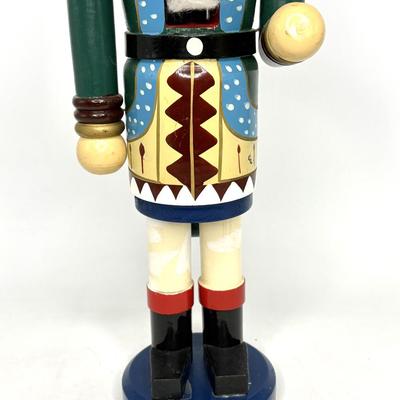 Large Green Nutcracker - Over a Foot and a Half Tall