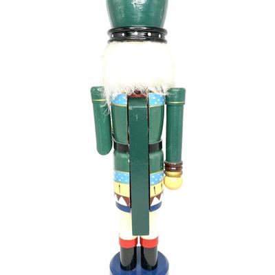 Large Green Nutcracker - Over a Foot and a Half Tall