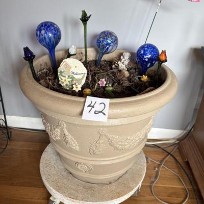 Big Flower Pot on Rollers