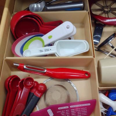 Collection of Cutlery, Utensils, and Kitchen Gadgets