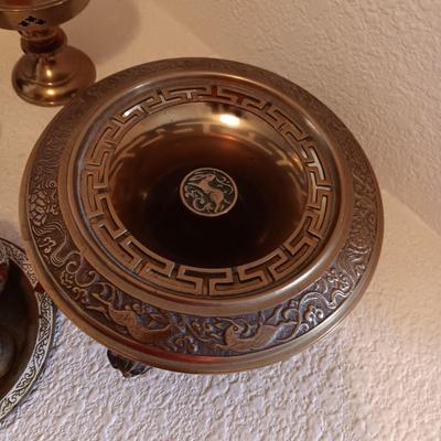 BRASS DECOR WITH AN ASIAN FEEL