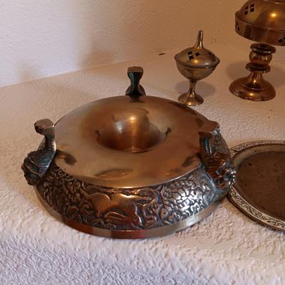 BRASS DECOR WITH AN ASIAN FEEL
