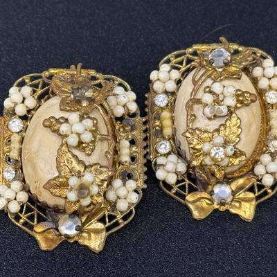 3 pairs of 1950’s-60’s Clip On Earrings