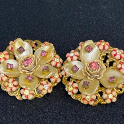 3 pairs of 1950’s-60’s Clip On Earrings