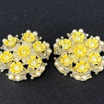 3 pairs of 1950’s-60’s Clip On Earrings