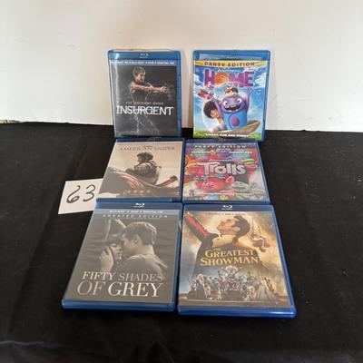 Blue Ray DVD Lot