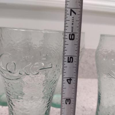 Coca Cola Bell Shaped Drinking Glasses- Four Pieces