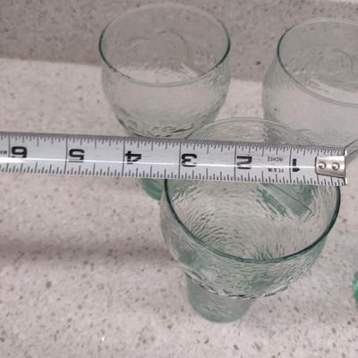 Coca Cola Bell Shaped Drinking Glasses- Four Pieces