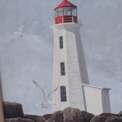 'Heed the Light' by Mia Yates Original Painting on Canvas- Approx 19 1/2" x 27 1/2"