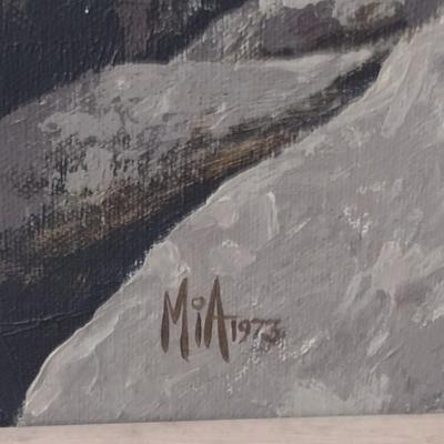 'Heed the Light' by Mia Yates Original Painting on Canvas- Approx 19 1/2" x 27 1/2"