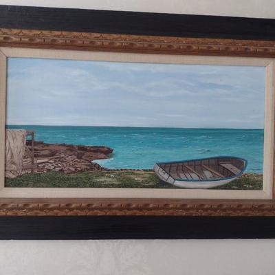Original Painting on Canvas by Dan Cribbs- Approx 33" x 21"