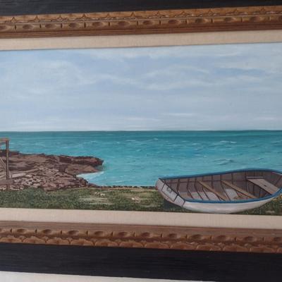 Original Painting on Canvas by Dan Cribbs- Approx 33" x 21"