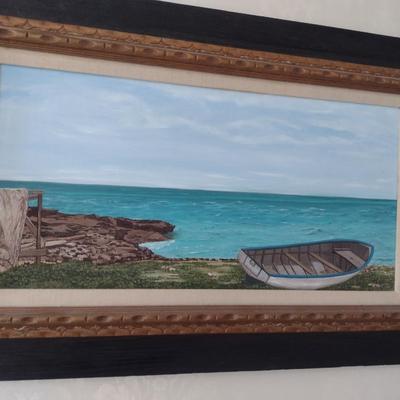 Original Painting on Canvas by Dan Cribbs- Approx 33" x 21"