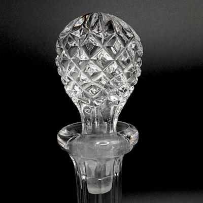 Set of 3 Vintage Crystal Decanters