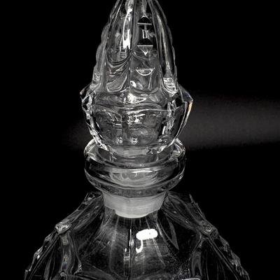 Set of 3 Vintage Crystal Decanters