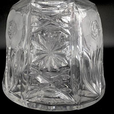 Set of 3 Vintage Crystal Decanters