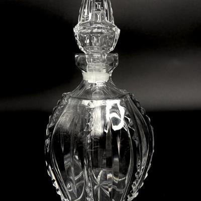 Set of 3 Vintage Crystal Decanters