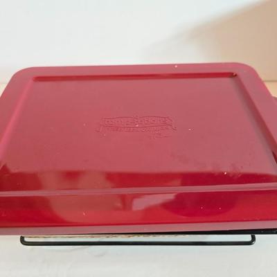 Temptations Old World Red 7-Piece Baker & Serving Set with Trivet
