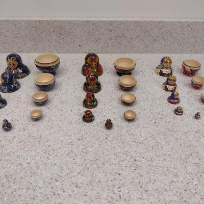 Russian Nesting Dolls- Three Sets