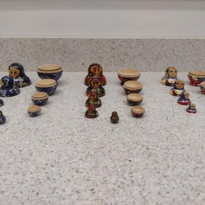 Russian Nesting Dolls- Three Sets