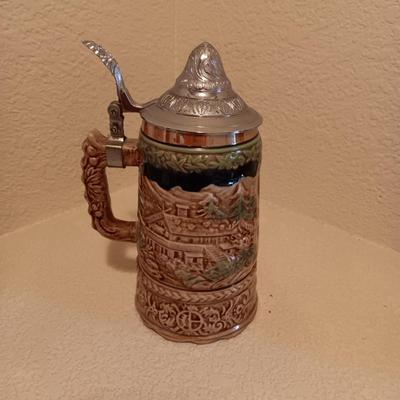 2 WESTERN GERMANY STEINS AND A MUSICAL STEIN