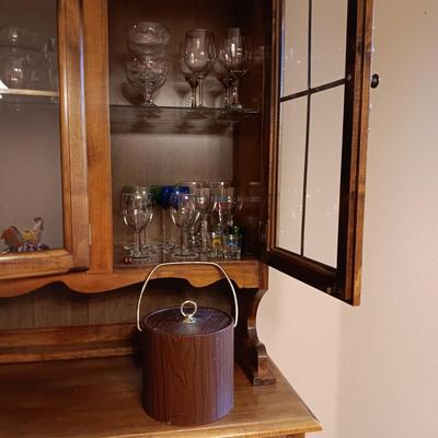 LENOX COLORED GLASSES AND OTHER STEMWARE, SHOT GLASSES AND OTHER GLASSWARE