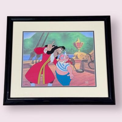 “Captain Hook and Mr. Smee” Walt Disney Cel from Disney's Villains Portfolio Volume I (1-DZ)