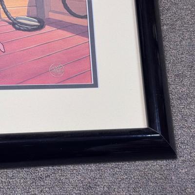 “Captain Hook and Mr. Smee” Walt Disney Cel from Disney's Villains Portfolio Volume I (1-DZ)