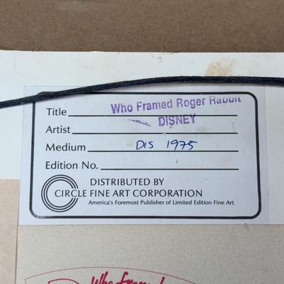 “Roger Rabbit” Cel from The Walt Disney Company (2-DZ)