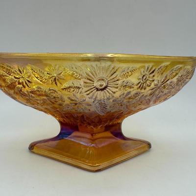 Antique Marigold Carnival Glass