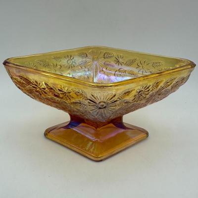 Antique Marigold Carnival Glass